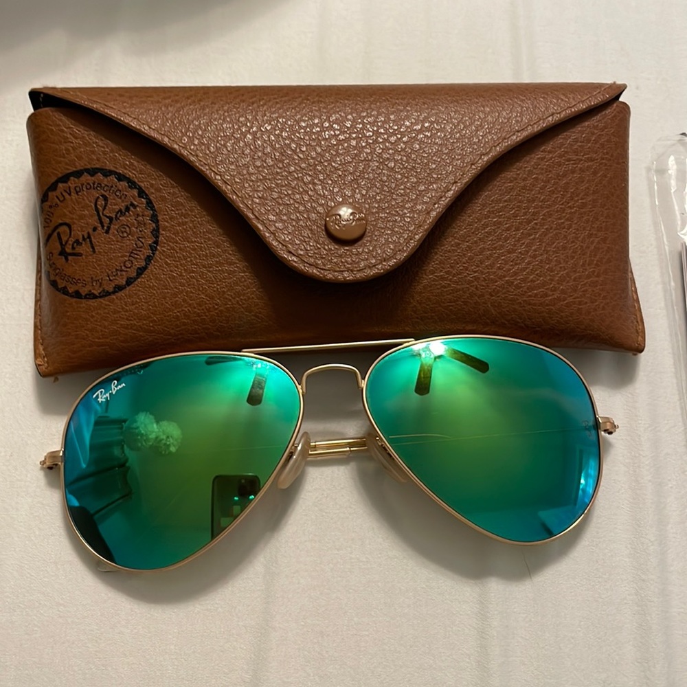 Blue/Green Mirrored ray-bans